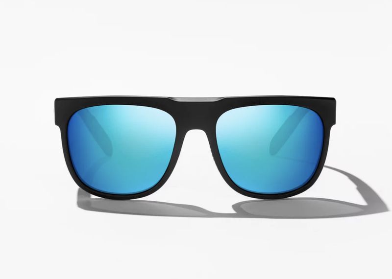 Chelem Black Matte/Blue Mirror Poly Lens