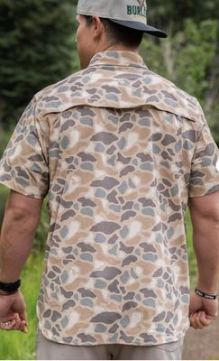 Performance Button Up Pintail Camo