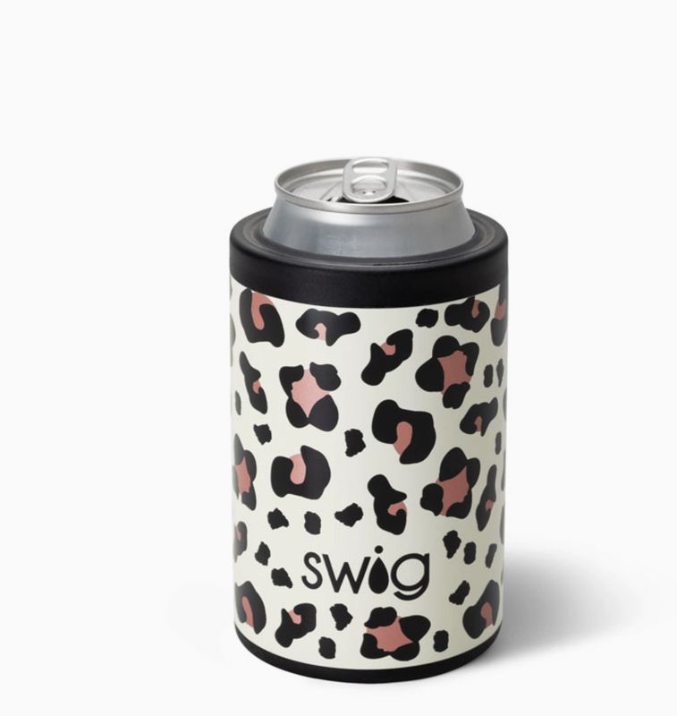 Luxy Leopard Can + Bottle Cooler (12oz)