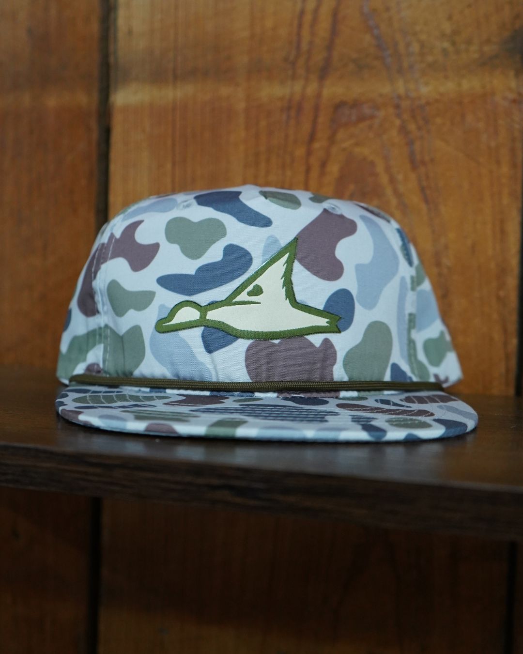 Flying Duck Patch Rope Hat, Colour: Old&#39;s Cool Brackish Goat Rope