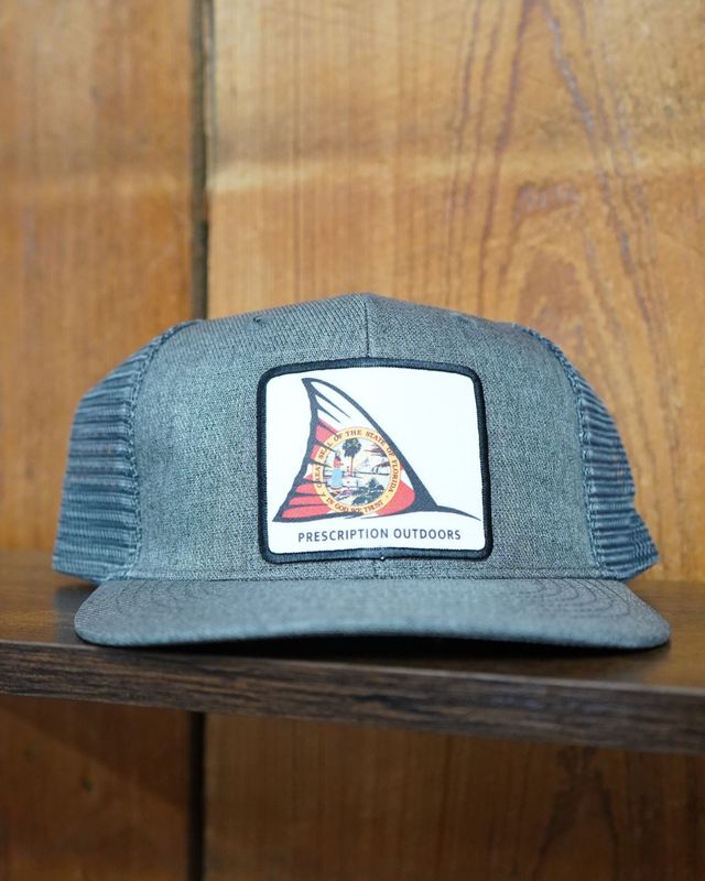 Florida Redfish Tail Patch Panel Hats