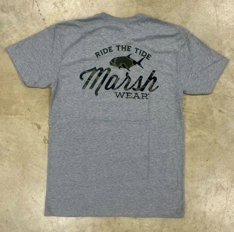 Tide Rider Tee - Steel Heather