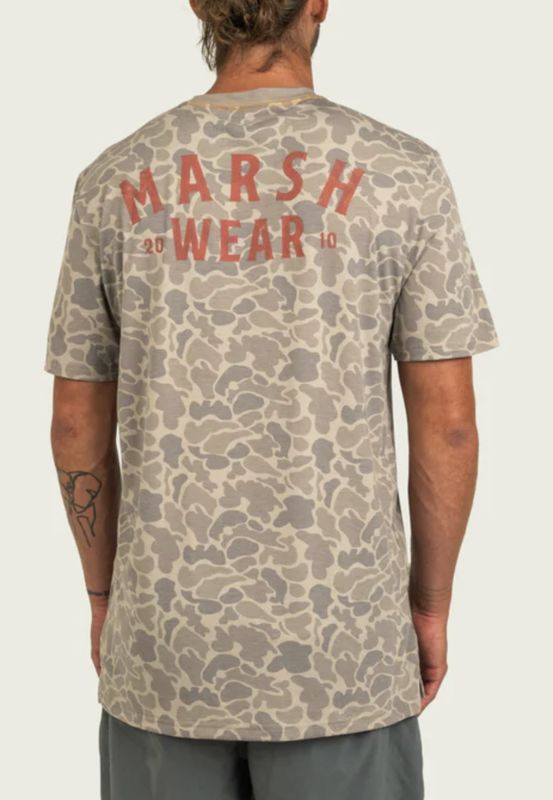 Stackhouse Tech Tee - Khaki Mallard Camo