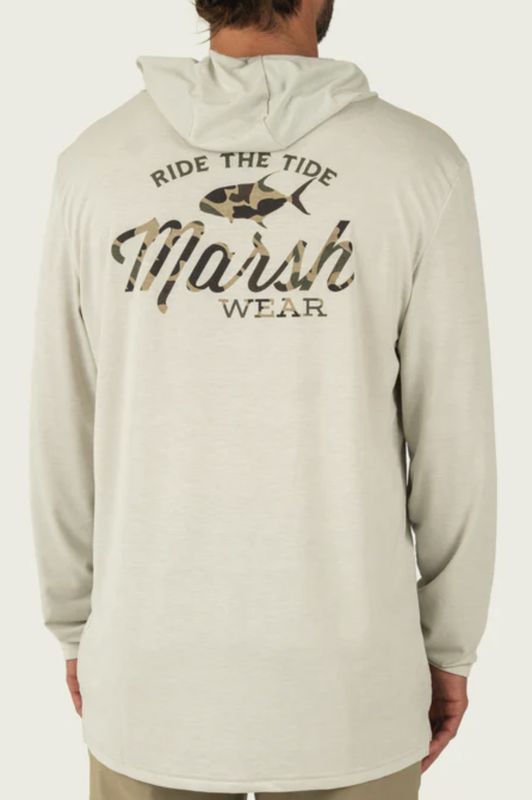 Buxton Tech Hoodie - Stone Heather