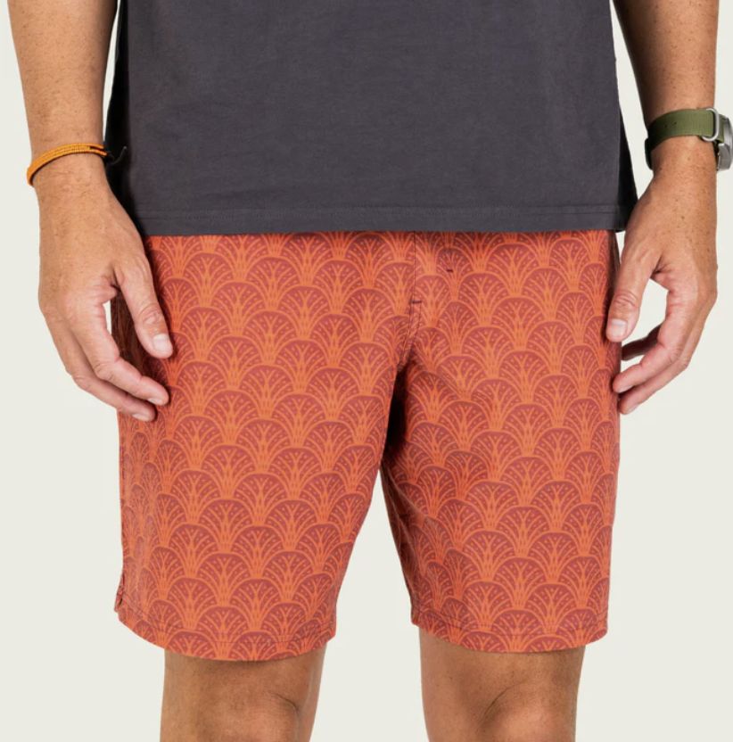 Fulton Volley Shorts - Etruscan Red