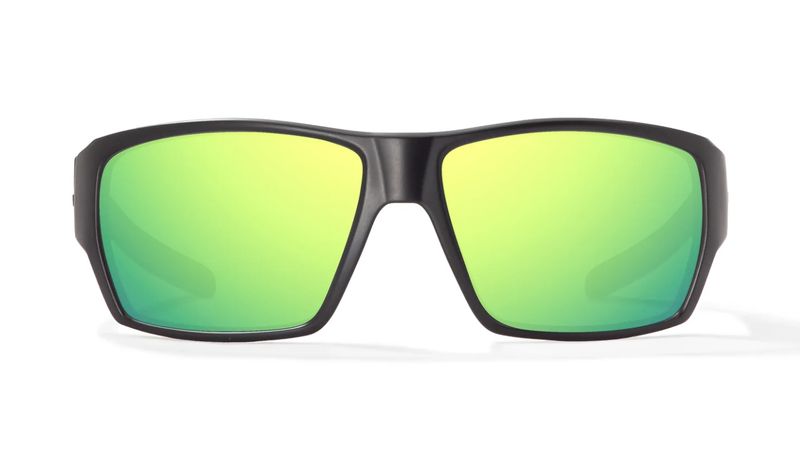 Vega Black Matte / Green Mirror Glass
