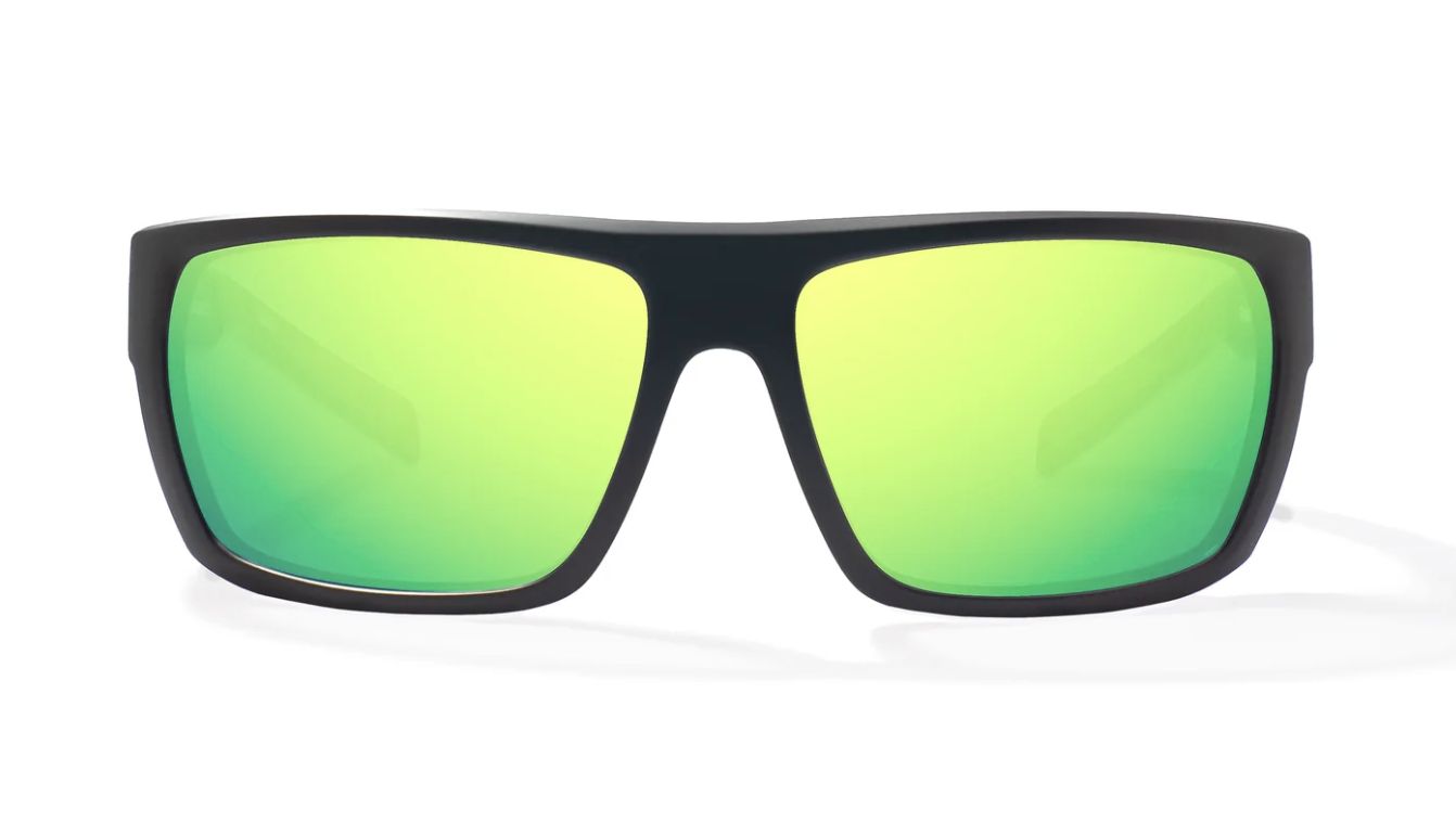 Palometa Black Matte / Green Mirror Glass Lens