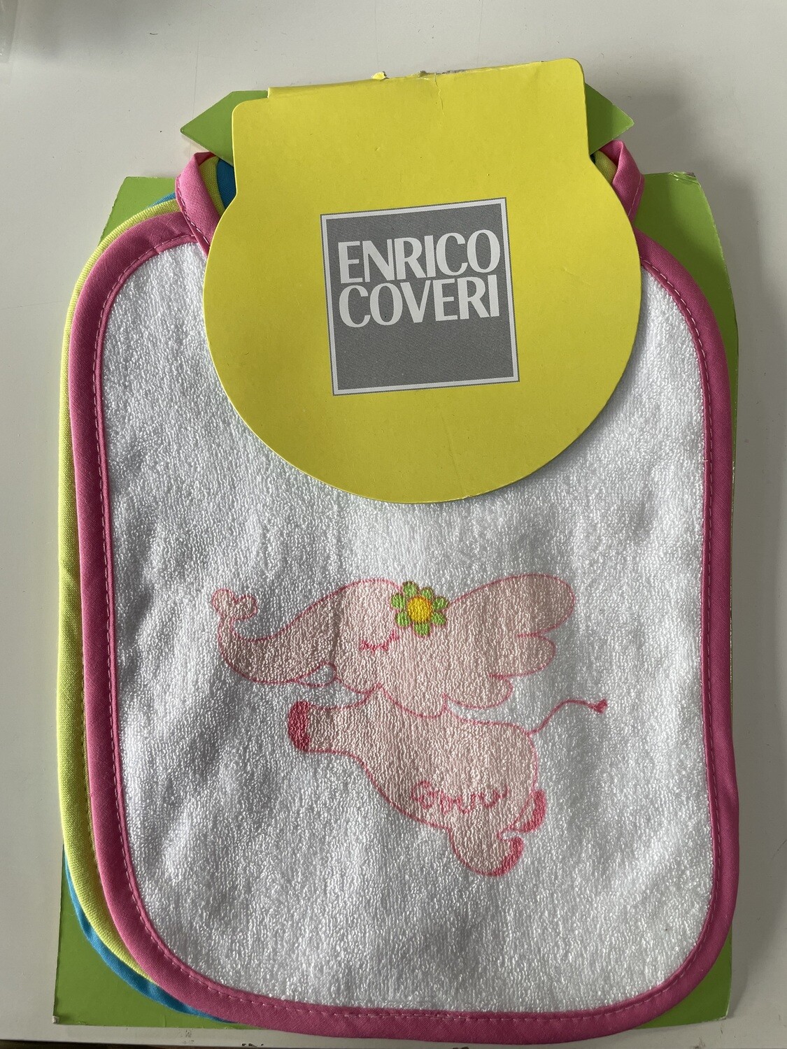 Bavette neonata 3pz nuove enrico coveri