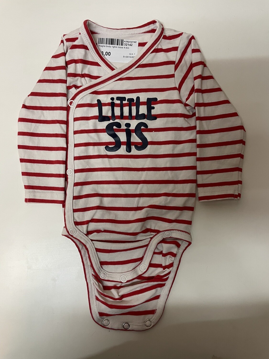 Maglia body bimba usato