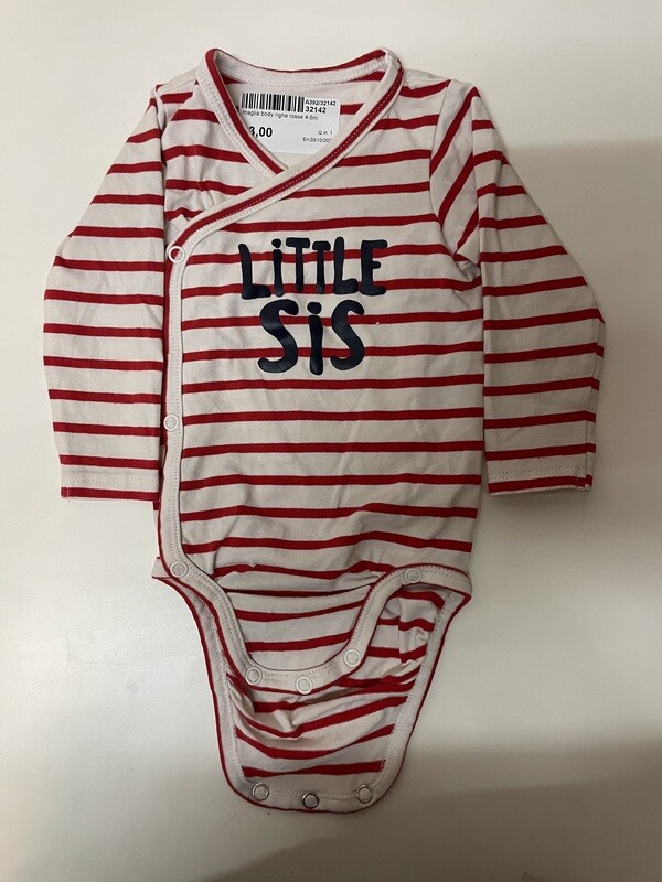 Maglia body bimba usato