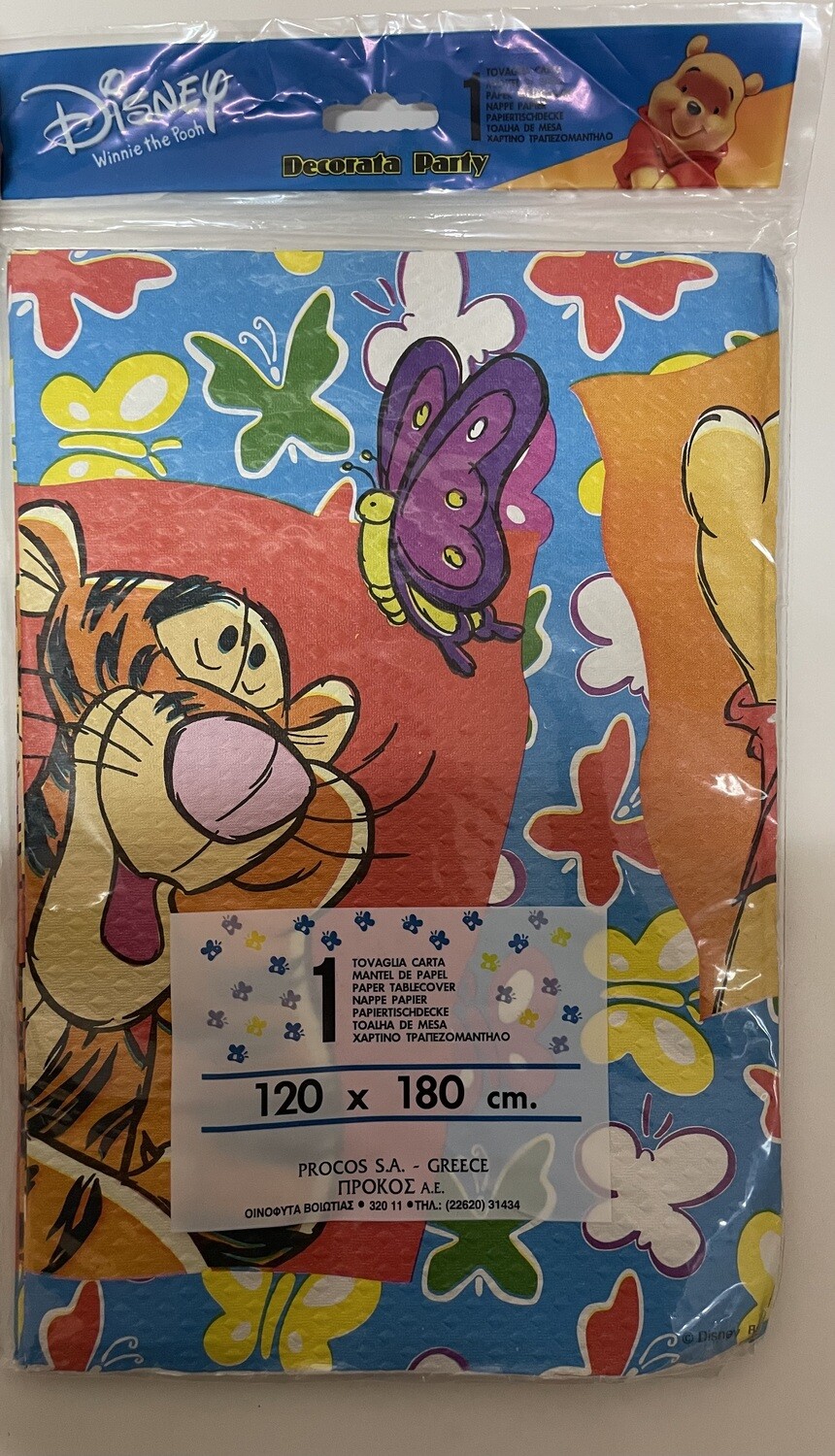 tovaglia di carta winny the pooh nuova