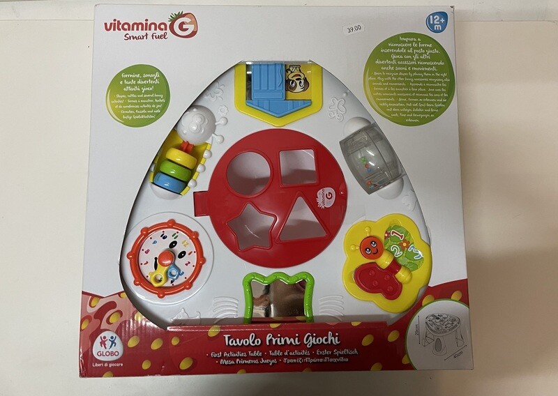 Tavolo primi giochi vitamina G nuovo