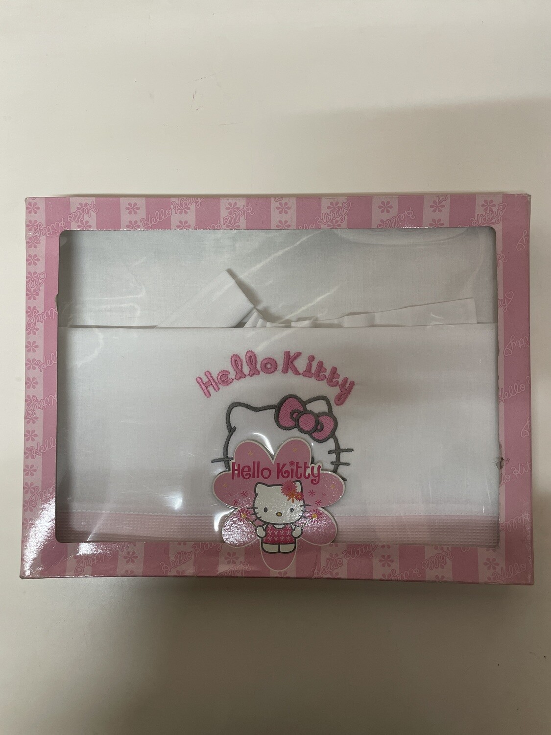 Cordinato 3 pezzi culla/carrozzina hello kitty nuovo