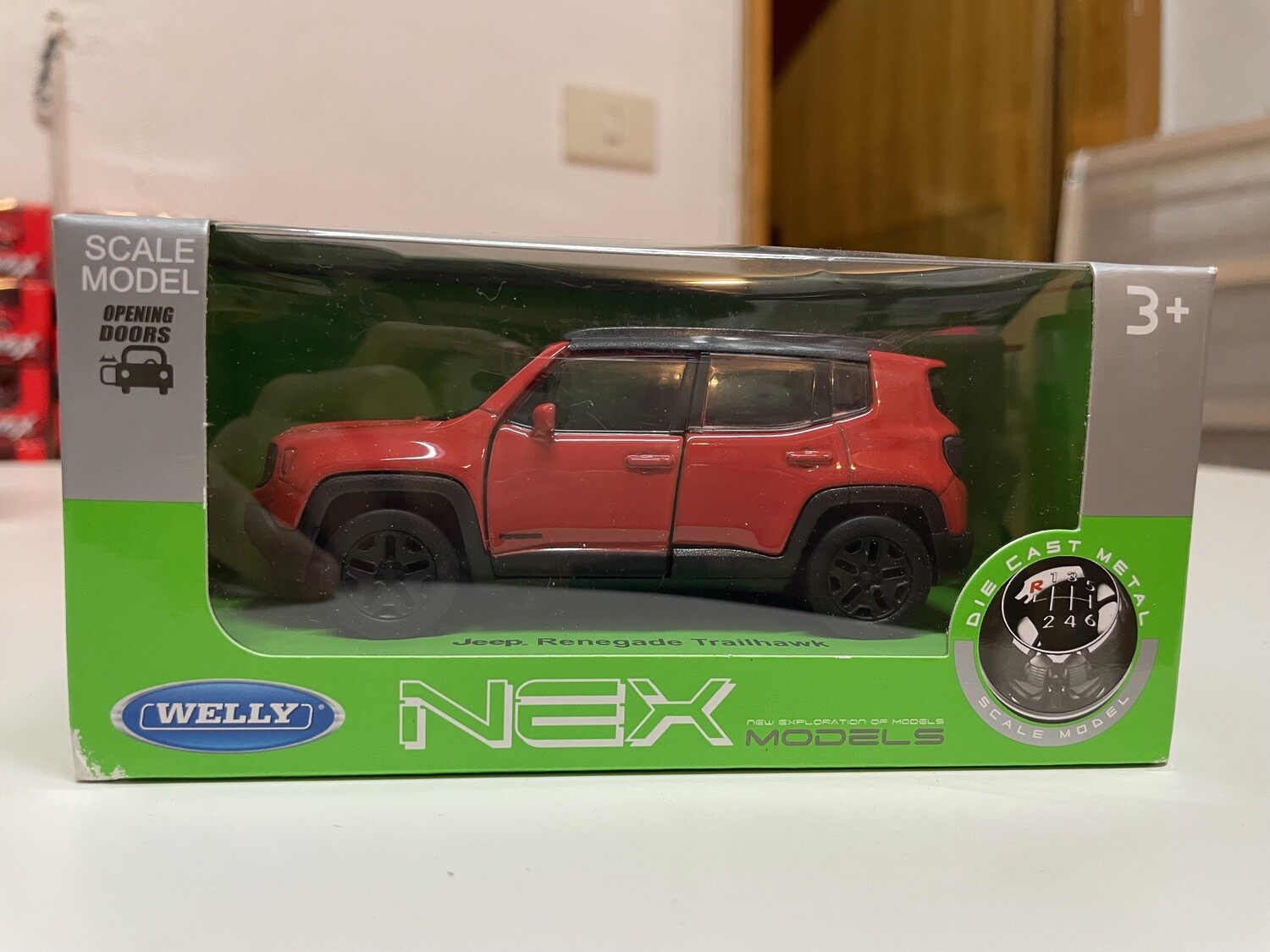 modellino Jeep renegade trailhawk