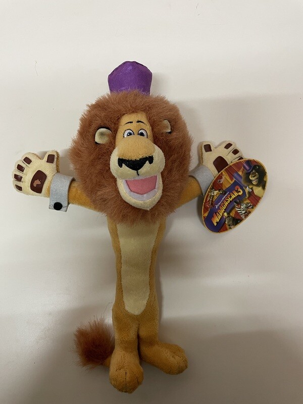 peluche leone Alex madagascar nuovo