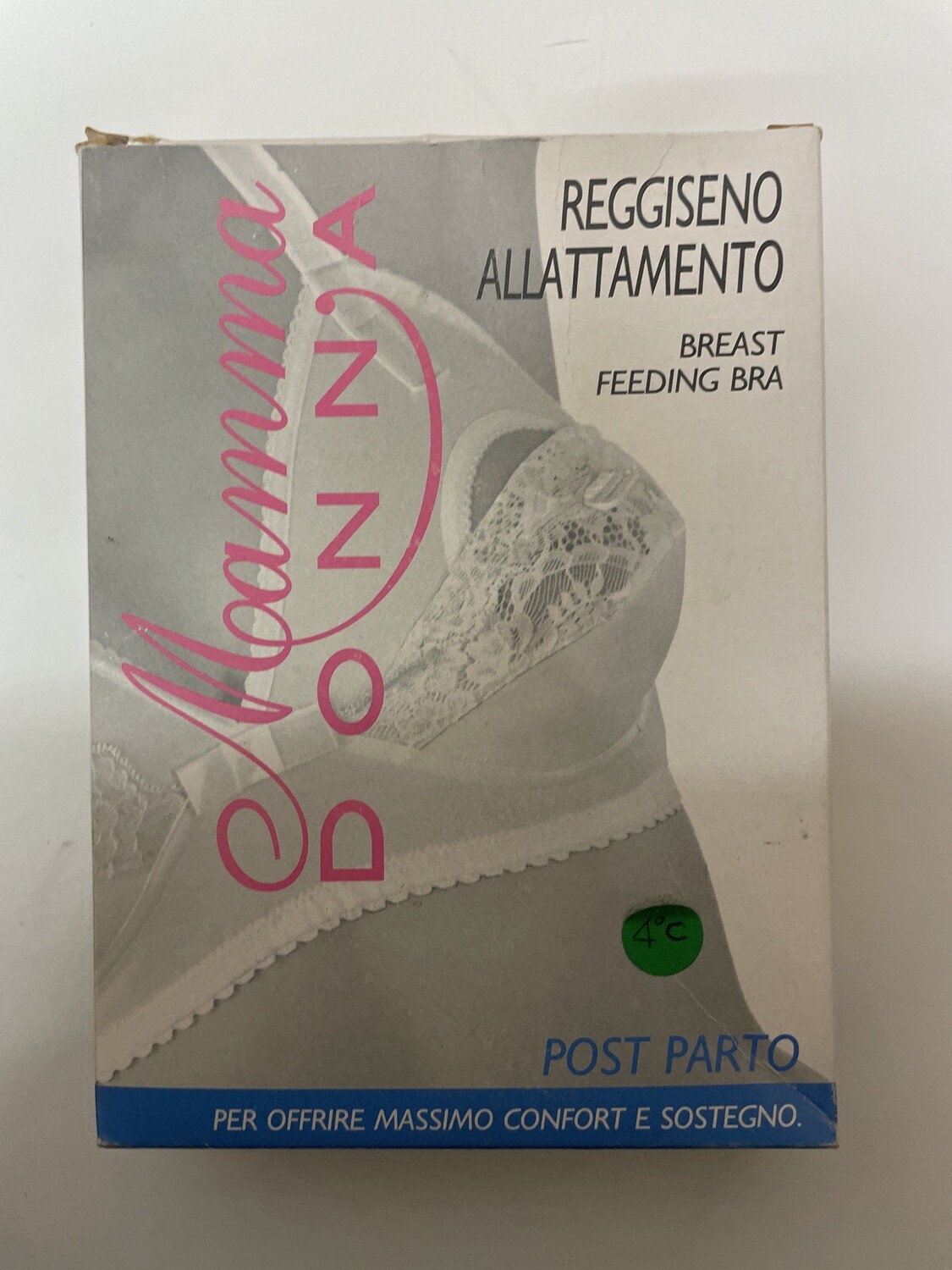 reggiseno allattamento con parte in pizzo nuovo