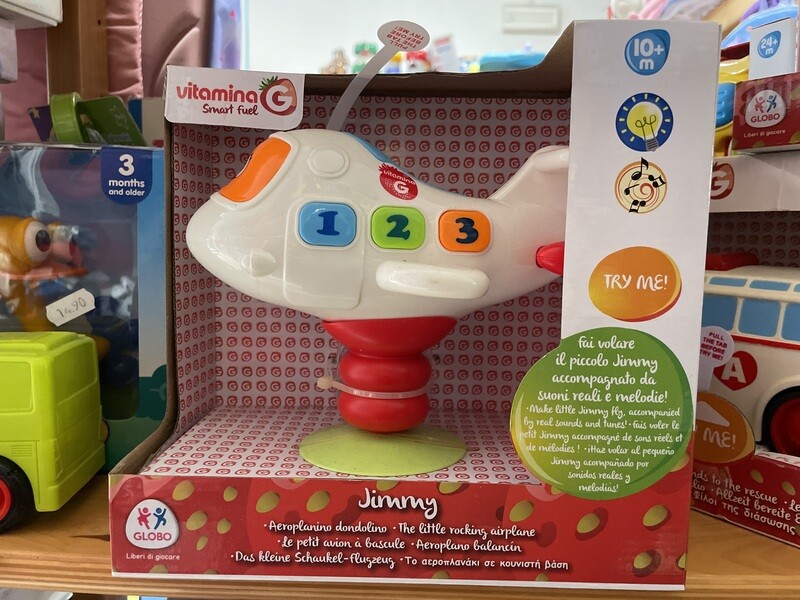 Jimmy aereoplano dondolino gioco nuovo