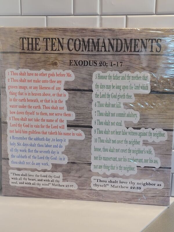 THE TEN COMMANDMENTS