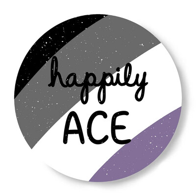 Happily Ace Sticker
