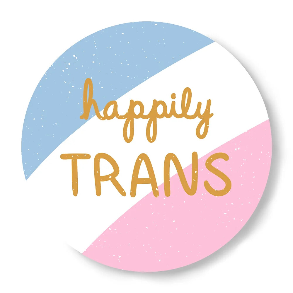 Happily Trans Sticker