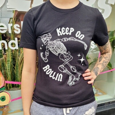 Luck and Lavender x Rideau Rollers - Keep on Rollin Tee Shirt