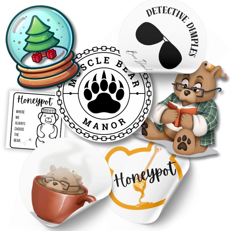 Detective Dimples Sticker