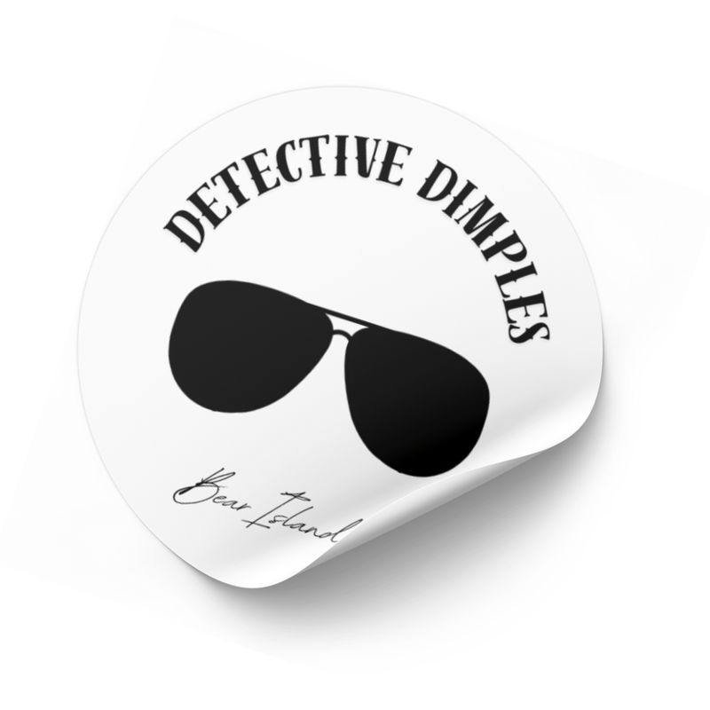 Detective Dimples Sticker