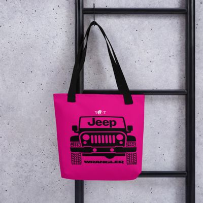 Jeep tote pink