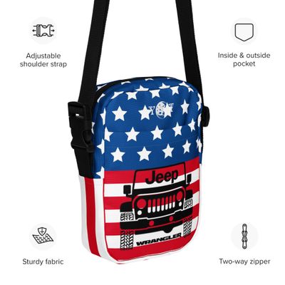 Jeep crossbody flag
