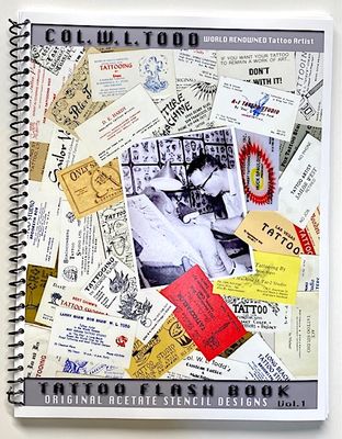 Original Acetate Stencil Tattoo Book Designs