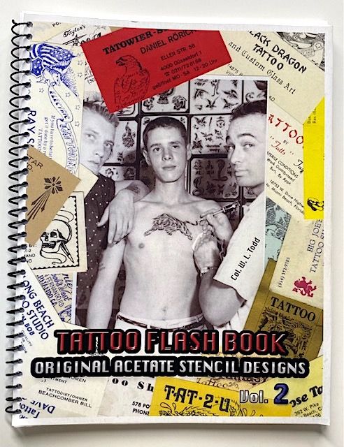 Original Acetate Stencil Tattoo Book Designs