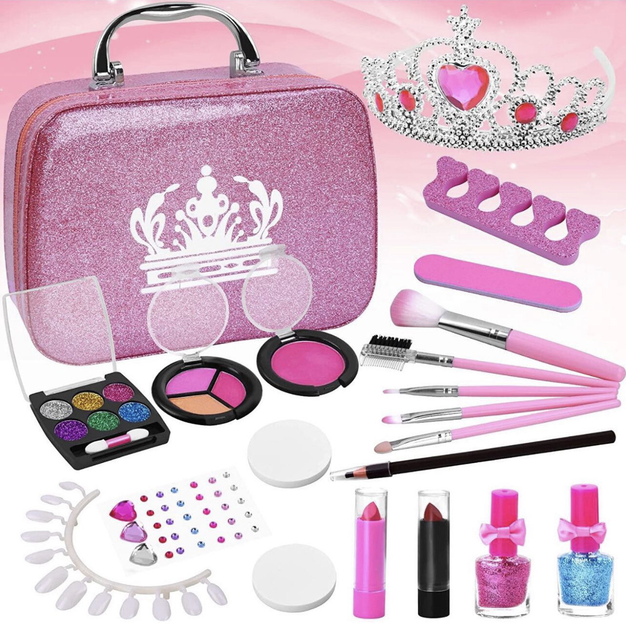 Kids Washable Princess Makeup Kit