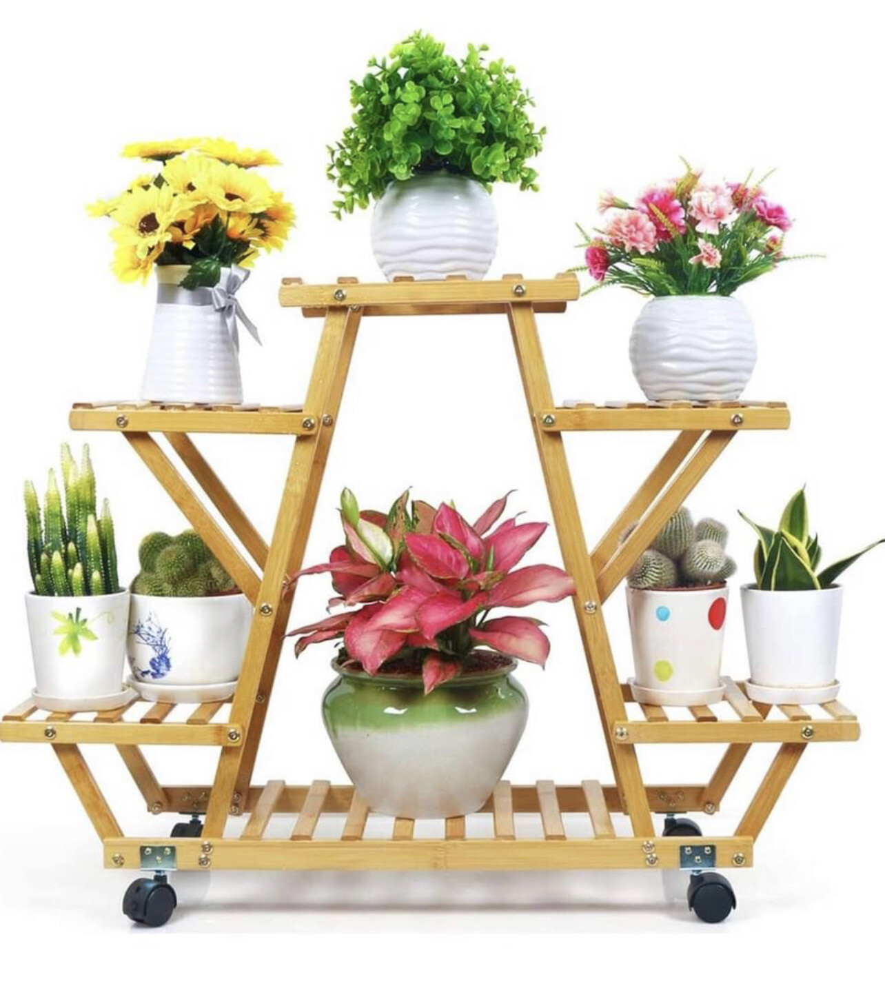 Bamboo Plant Stand