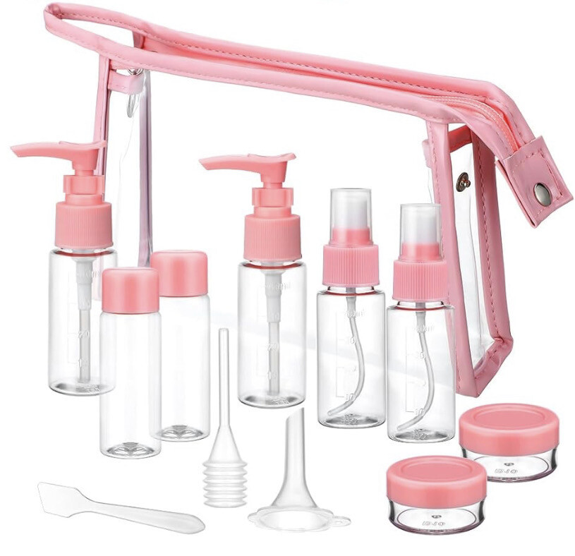 Travel Bottles Kit Containers for Cosmetic Shampoo Conditioner Lotion