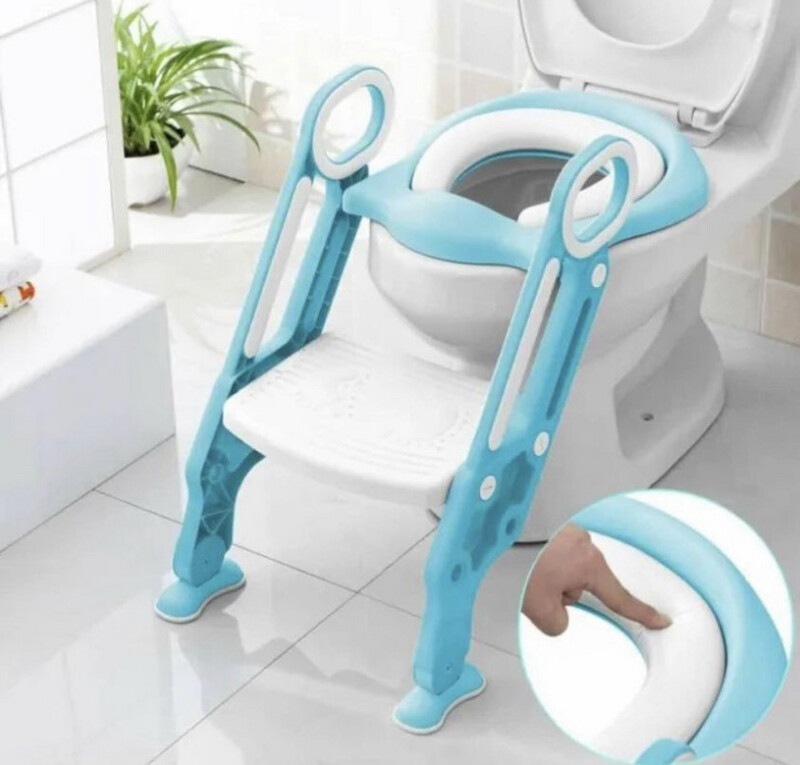 Kids Trainer Toilet Potty Training Seat Baby Toddler Chair Padded Seat