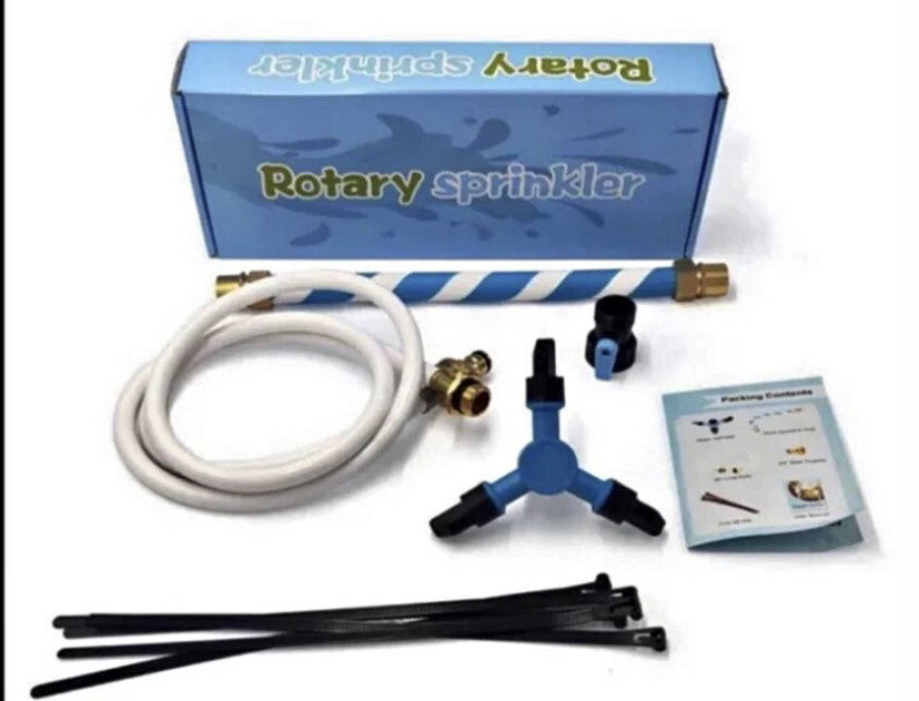 360° Rotating Water Sprinkler Tool Sprayer Watering Garden Grass Lawn
