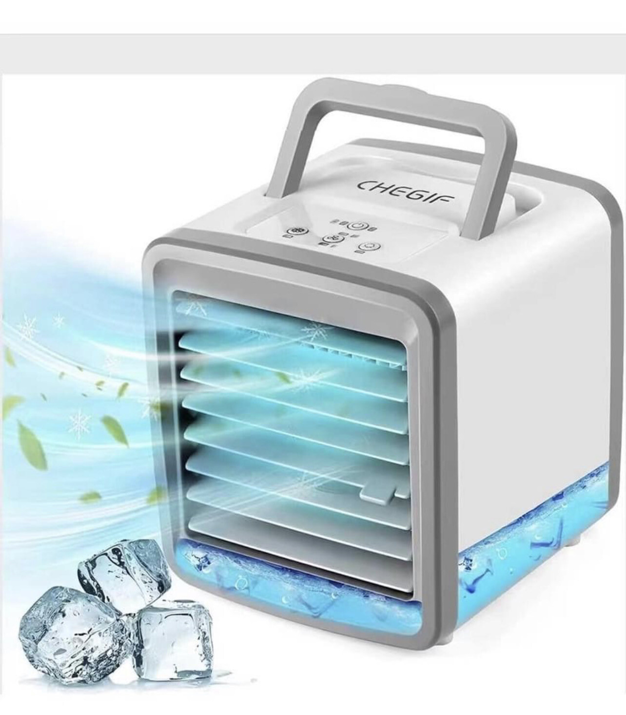 High Wind Speed Mini Air Conditioner, Water Cool Spray AC for Personal Table Fan