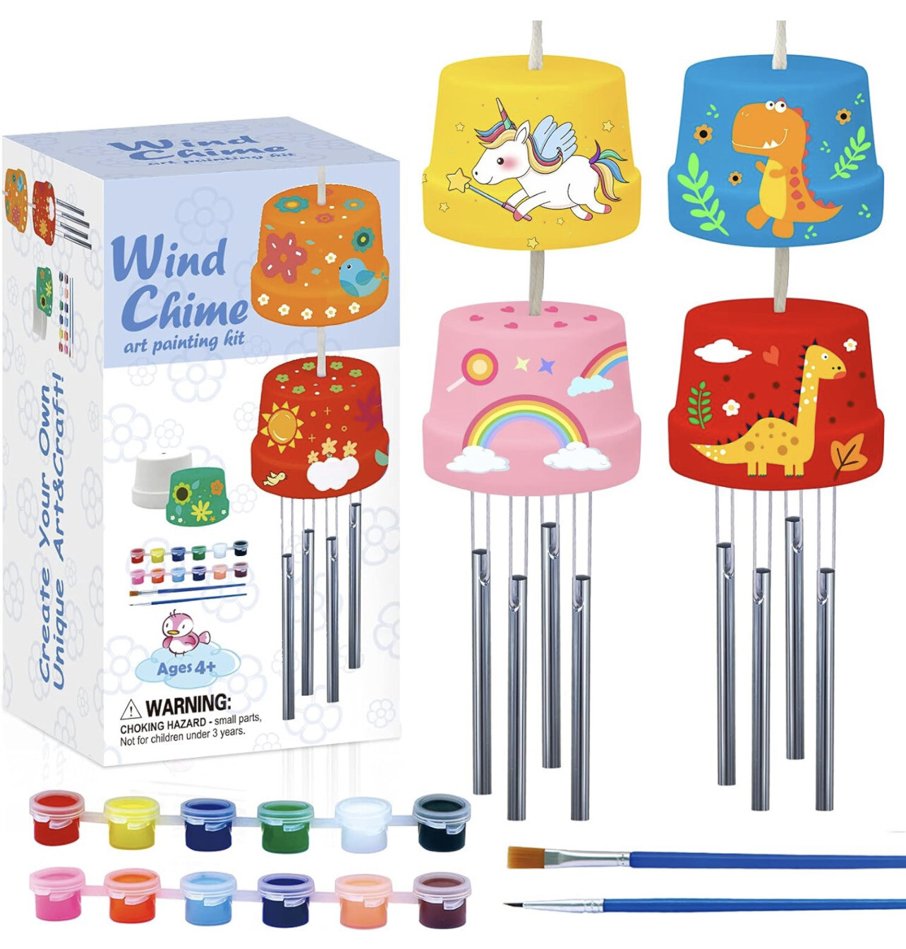 2-Pack Make A Wind Chime Crafts Kits