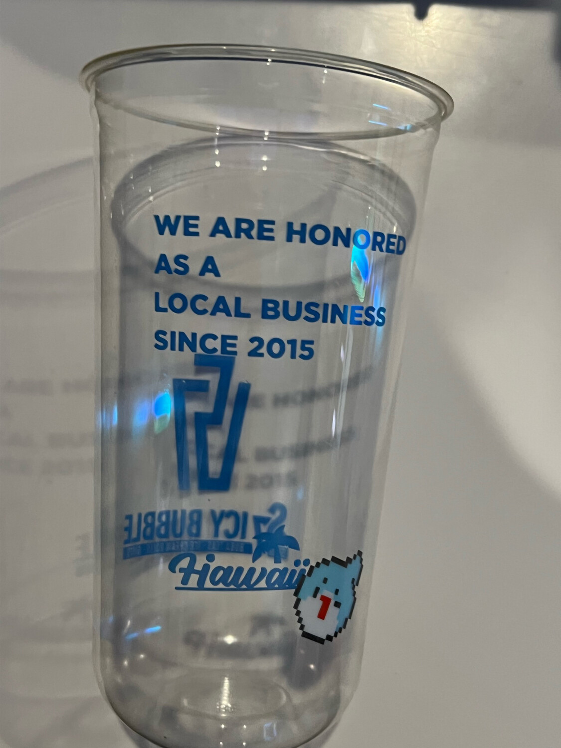 Cups PLA S7 Icy Bubble Printed Logo - PLA 700U (1000ct)