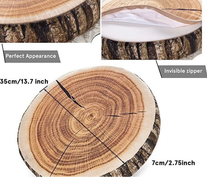 Decorative Round Throw Pillow 3D Digital Print
