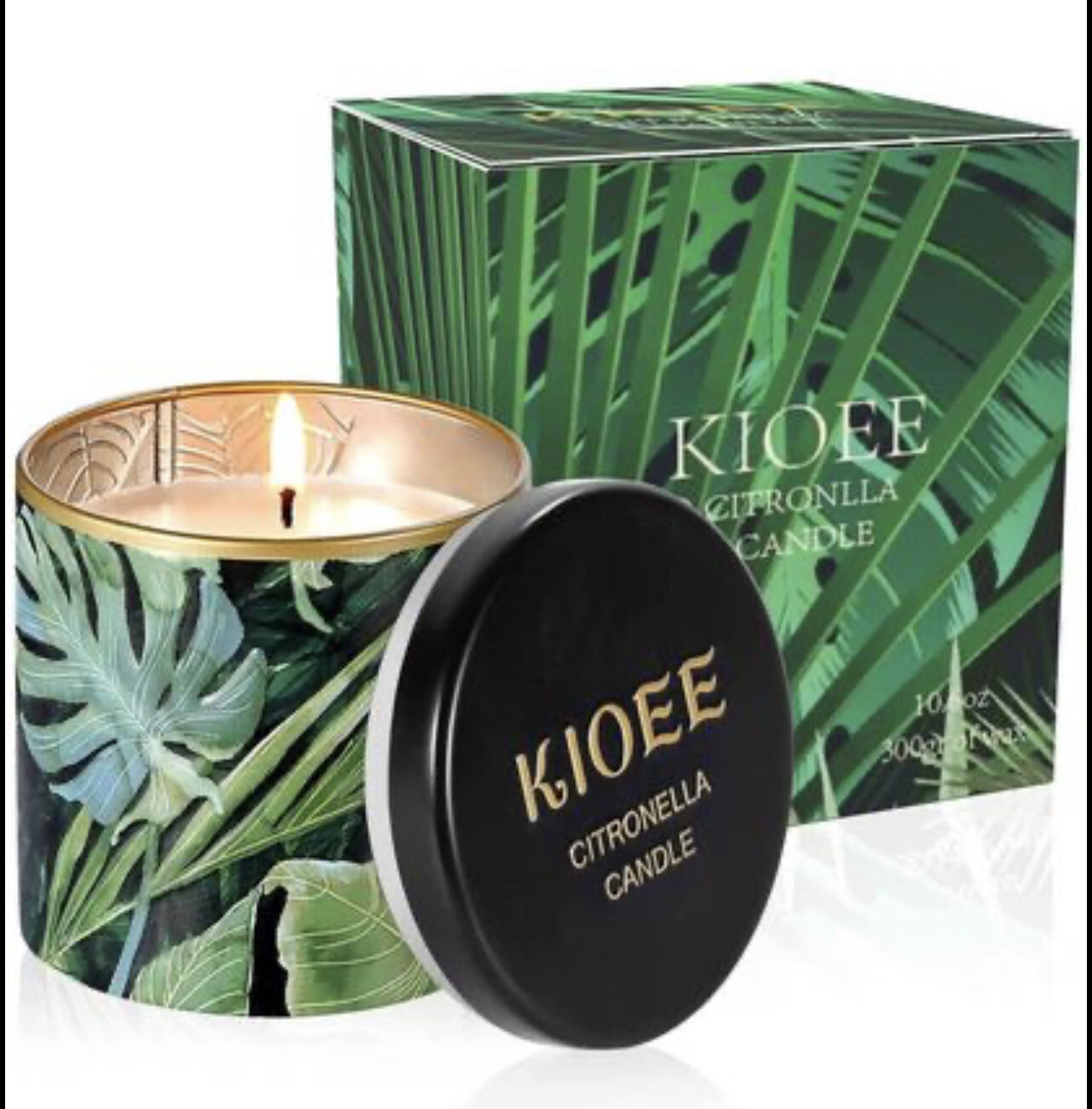 Scented Candles Large-Capacity Lemongrass Natural Soy Tin Candle
