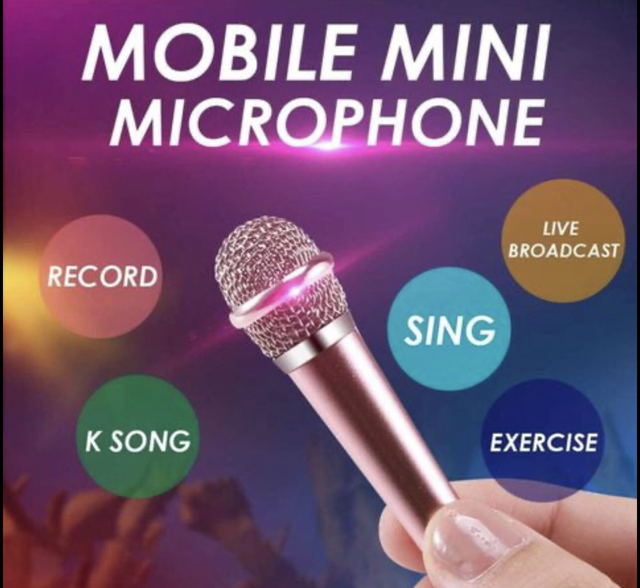 Mini Karaoke Microphone