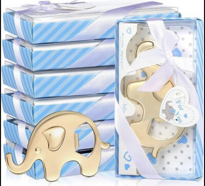 Bottle Opener Favors for Guests, Elephant Shaped Beer Bottle Opener with Box