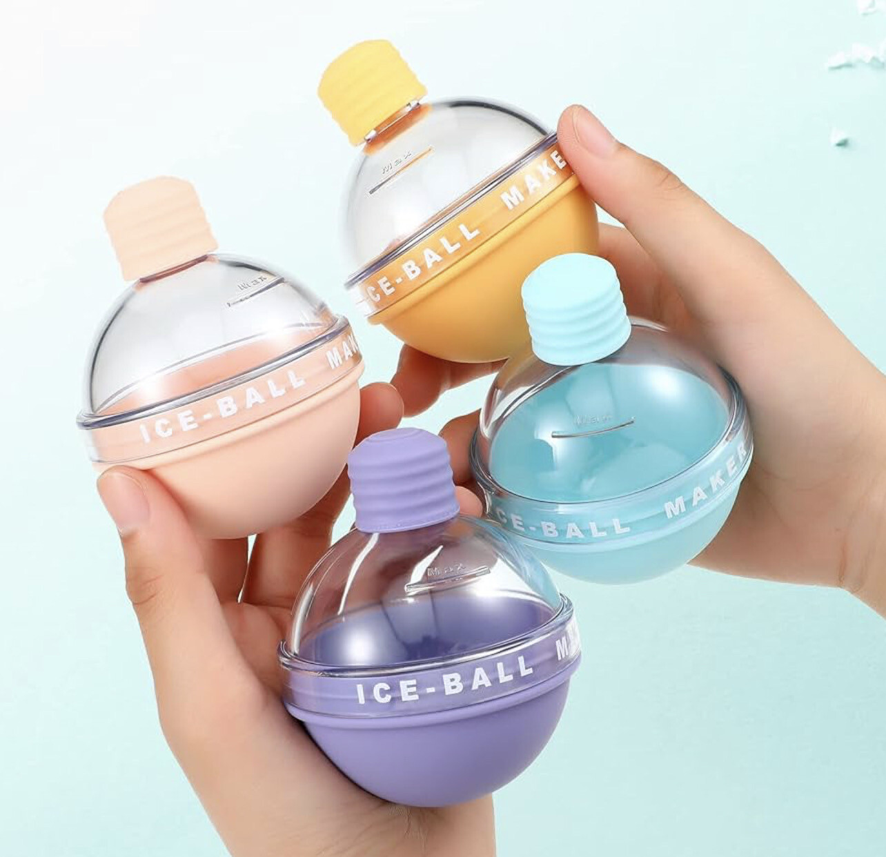 Light Bulb Ice Ball Maker 2.5 Inches Sphere Ice Molds