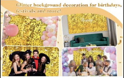 Shimmer Panels Wall Backdrop Sequins Wall Panels Square Sequin Shimmer Backdrop Panels
