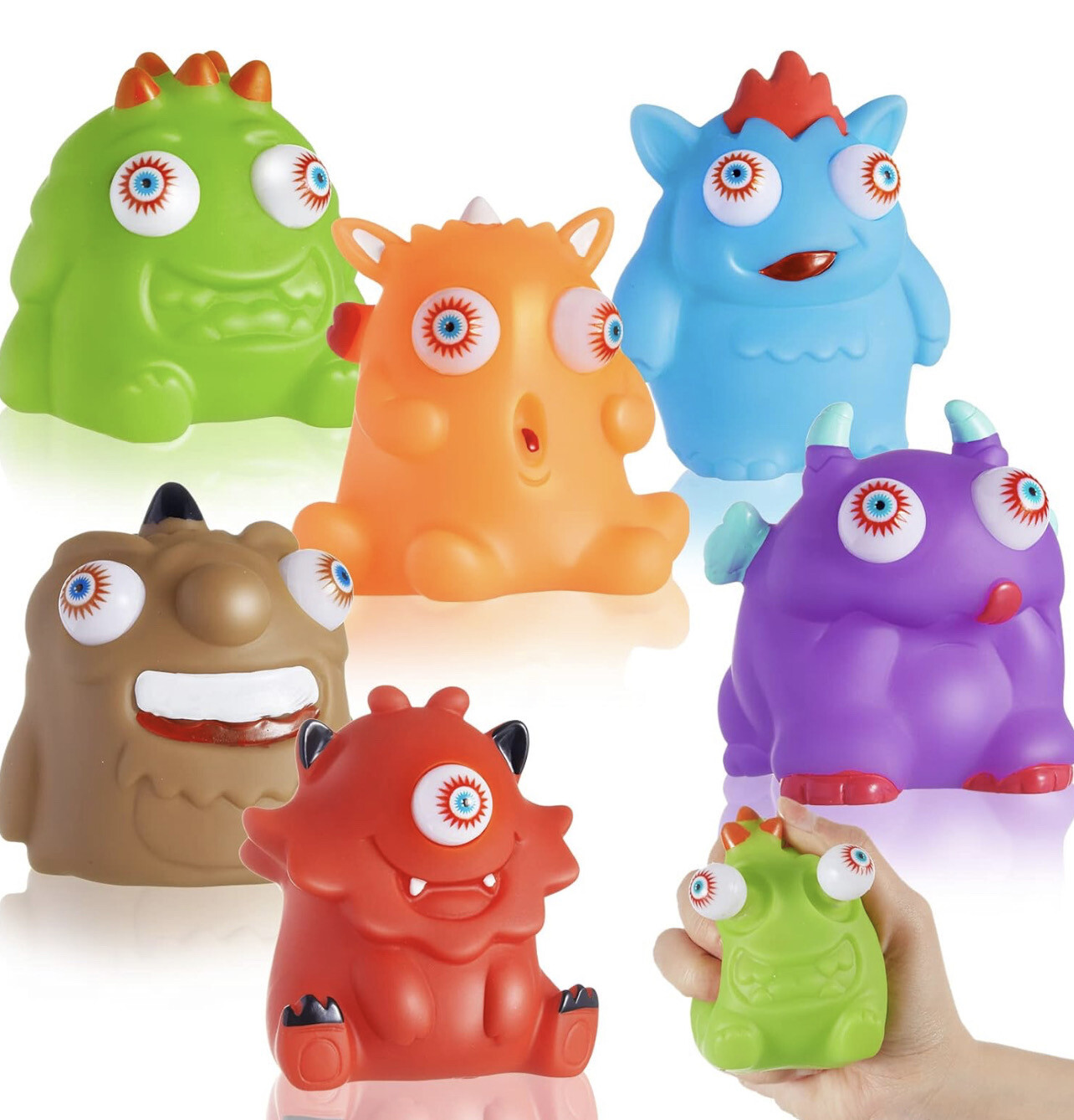 Squeeze Toys with Popping Out Eyes Stress Relief Toys Sensory Therapy