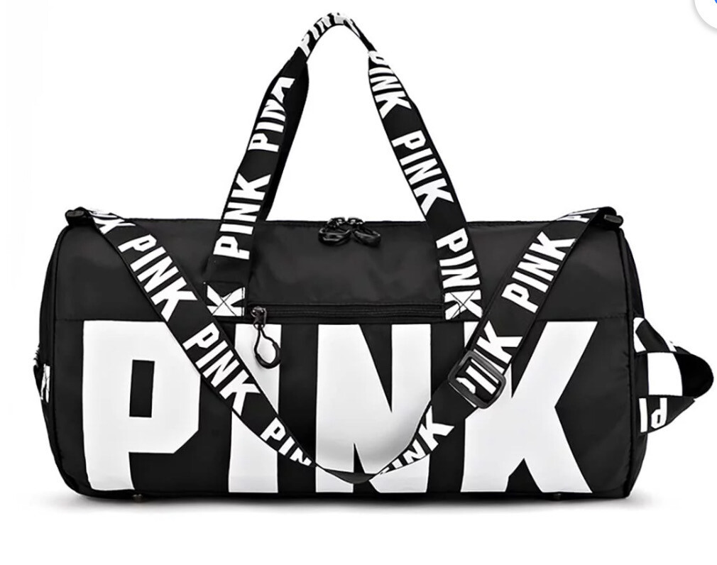 GUMI Pink design Sports Gym Bag with Wet Pocket Travel Duffel Bag for Men and Women Lightweight Multi Color