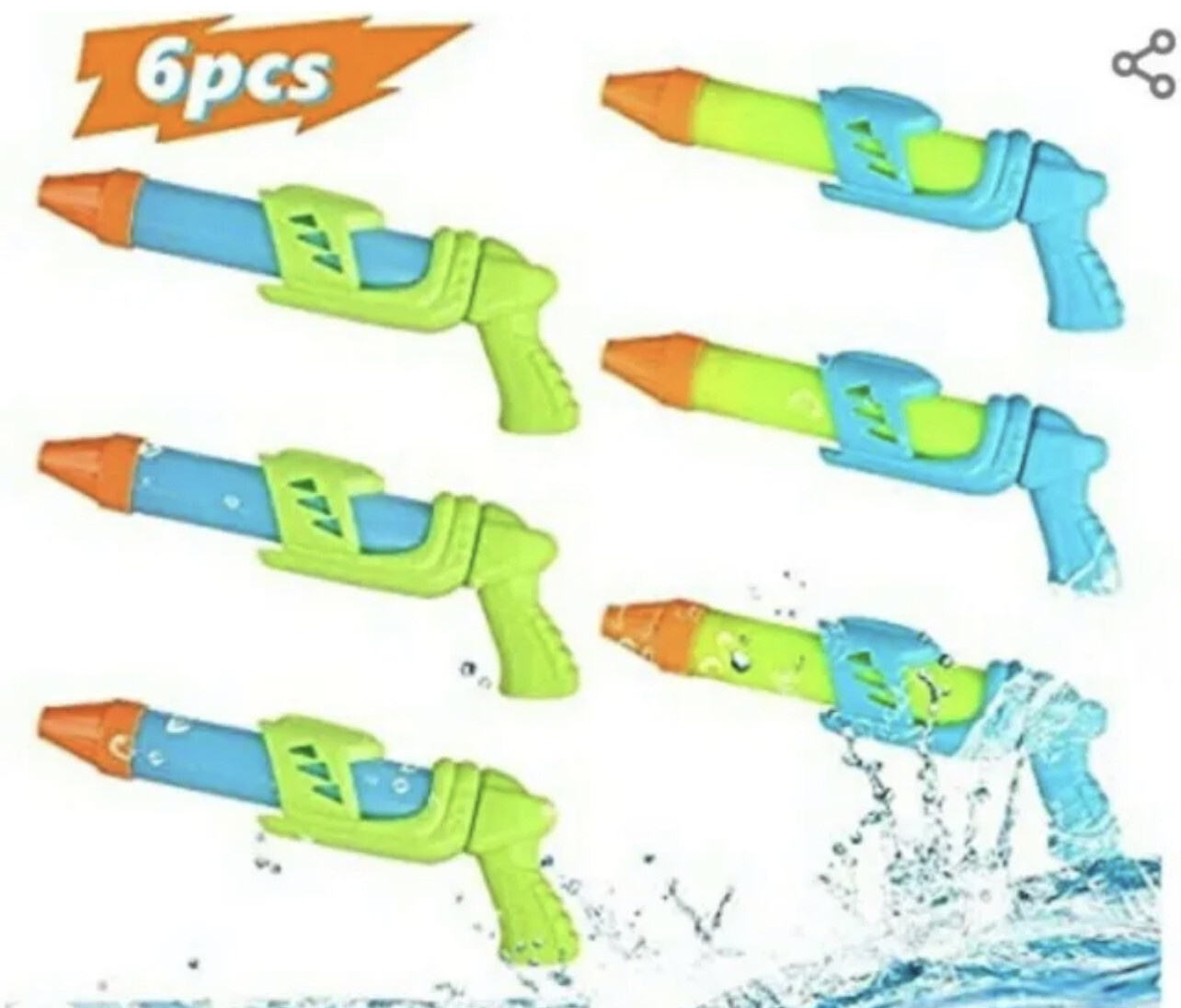 Next Water Cannon 6 pcs