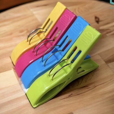 Large Towel Cloth Clipper Colorful 4 pcs