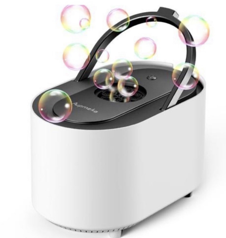 Aupmeka Bubble Machine for Kids Automatically Blows 